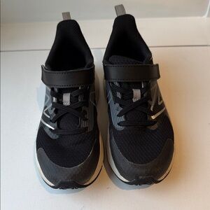 New Balance Kids Black and Gray Sneakers